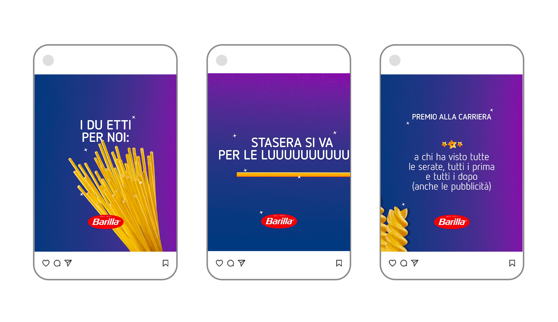 Barilla and sentences linked to Sanremo