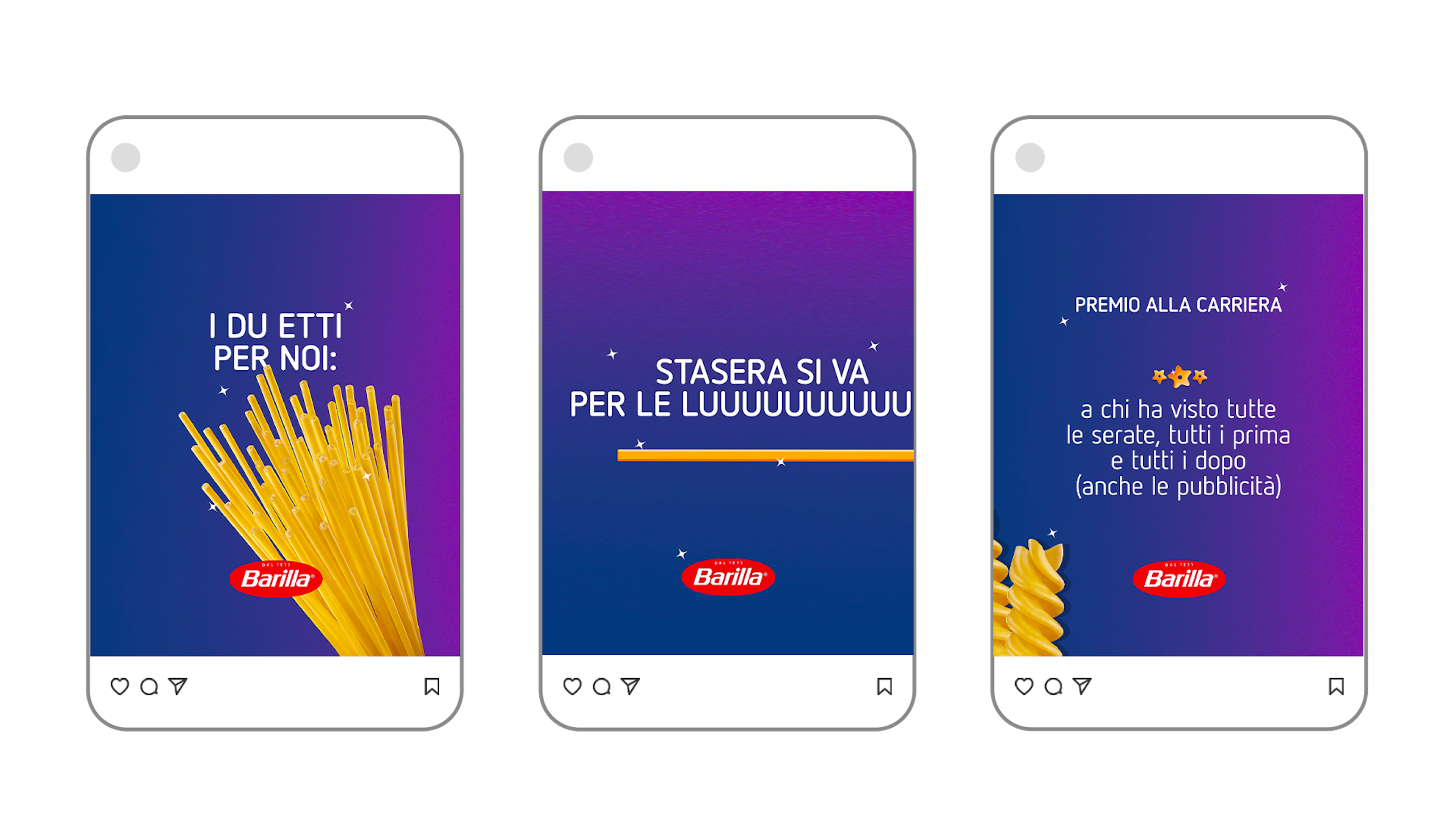 Barilla e frasi legate a Sanremo 