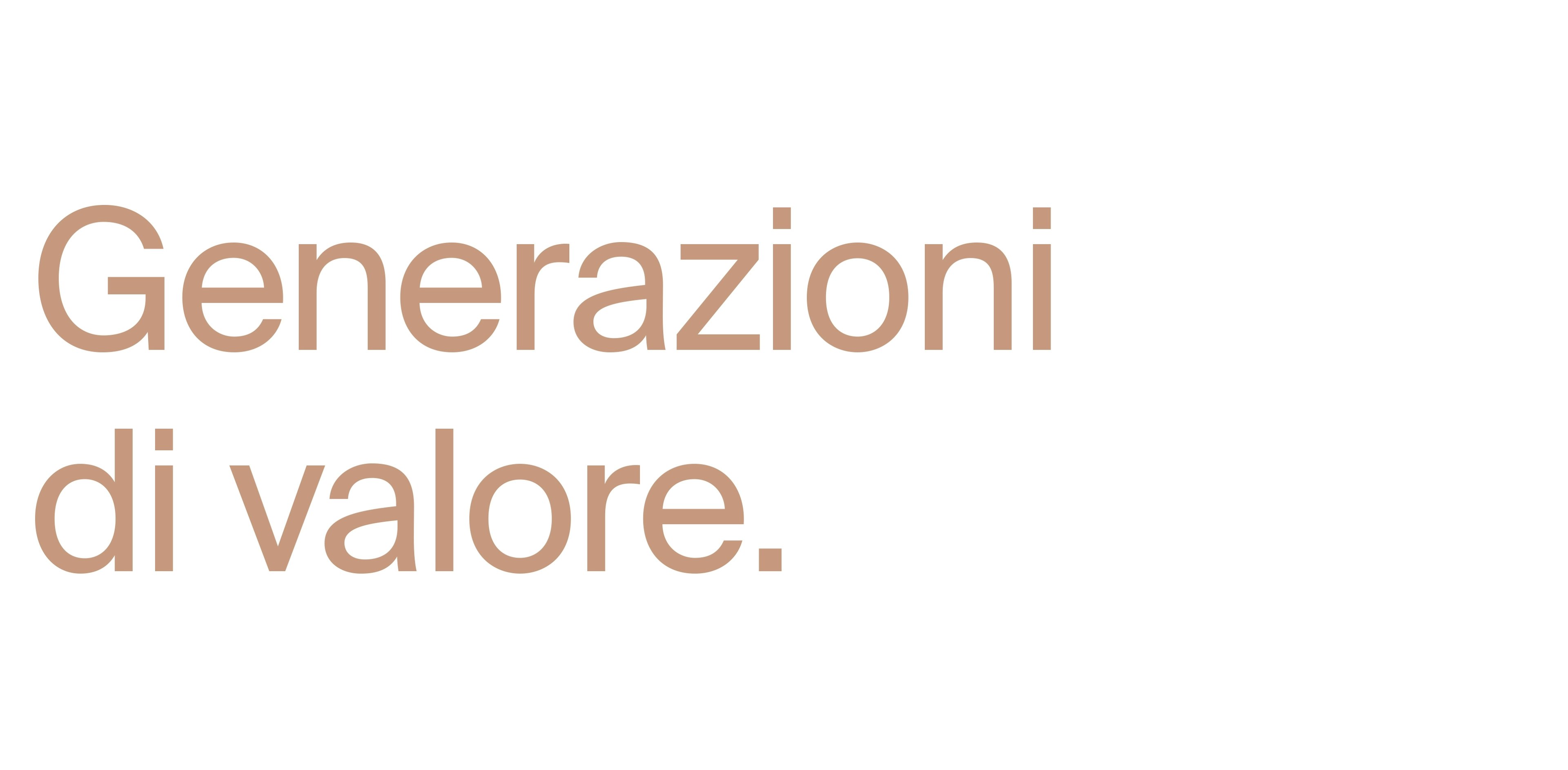presentazione claim Banca Zarattini, generazioni di valore