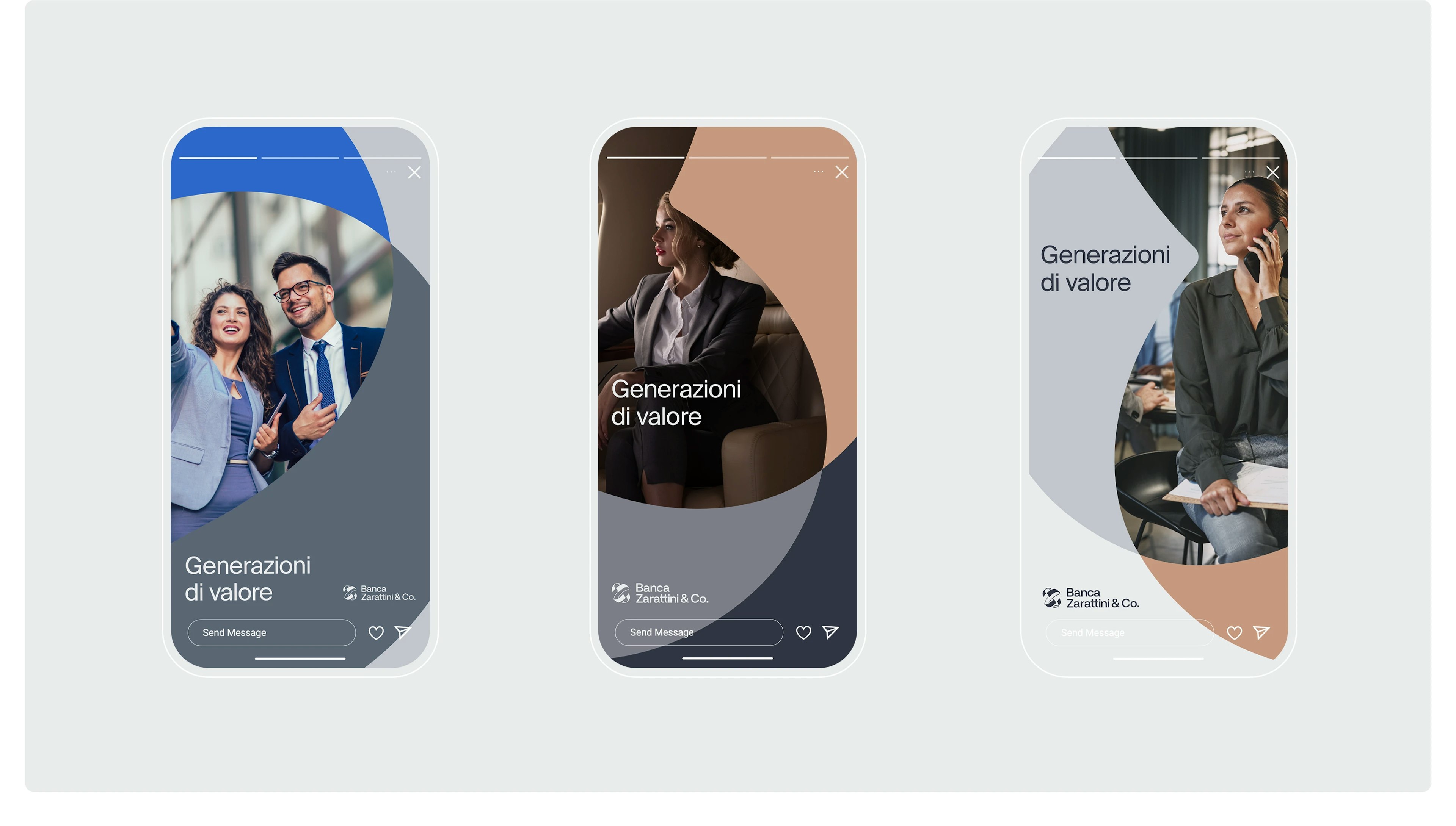 story con rebranding nuovo sito, claim e identità visiva 